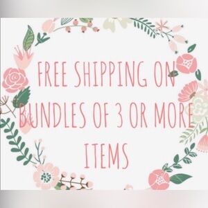 Bundle 3 or more get free shipping